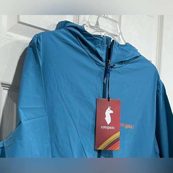Cotopaxi Men's Large Vuelta Performance Windbreaker Jacket Blue UPF 50 NWT - Picture 3 of 7